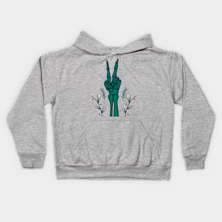 Ghoulish Goddess Arm Kids Hoodie